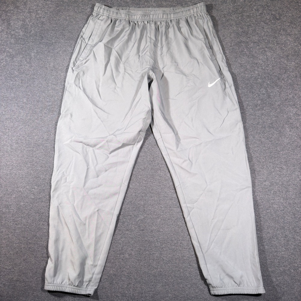Nike Pants Mens XL Grey Dri-Fit Challenger Woven Running Track Pants DD4894-084